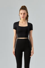 French-Square-Neck-Yoga-Crop-Top-Black