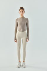 Half-Zip-Slim-Fit-Long-Sleeve-Shirt-khaki
