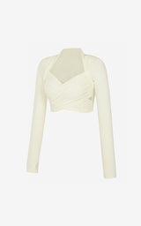 Cross-Front-Long-Sleeve-Crop-Apricot-White