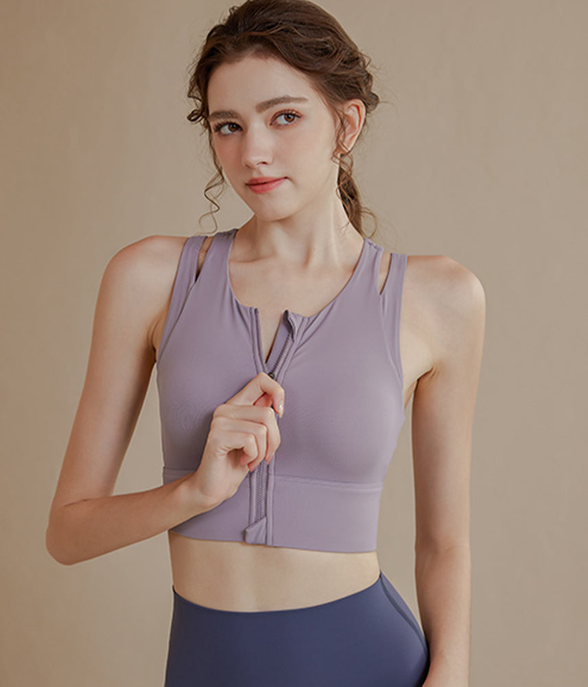 Front-Zip-Padded-High-Support-Sports-Bra-Lotus-Purple