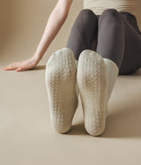 Silicone-Non-Slip-Mid-Calf-Yoga-Socks-Khaki