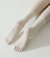 Womens-Non-Slip-Yoga-Toe-Socks