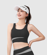 Womens-Workout-Sportswear-Clothes-Set-3Pieces-Black